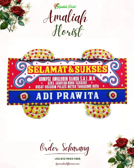 Papan Bunga Ucapan Selamat Kalitidu